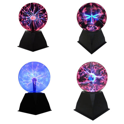 Skorter | LumiPlasma – Interactive Plasma Lamp with Touch Control, Decorative Night Light