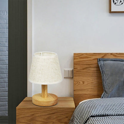 Skorter | LumiWood - Dimmable LED Table Lamp made of Wood for Bedroom & Living Room