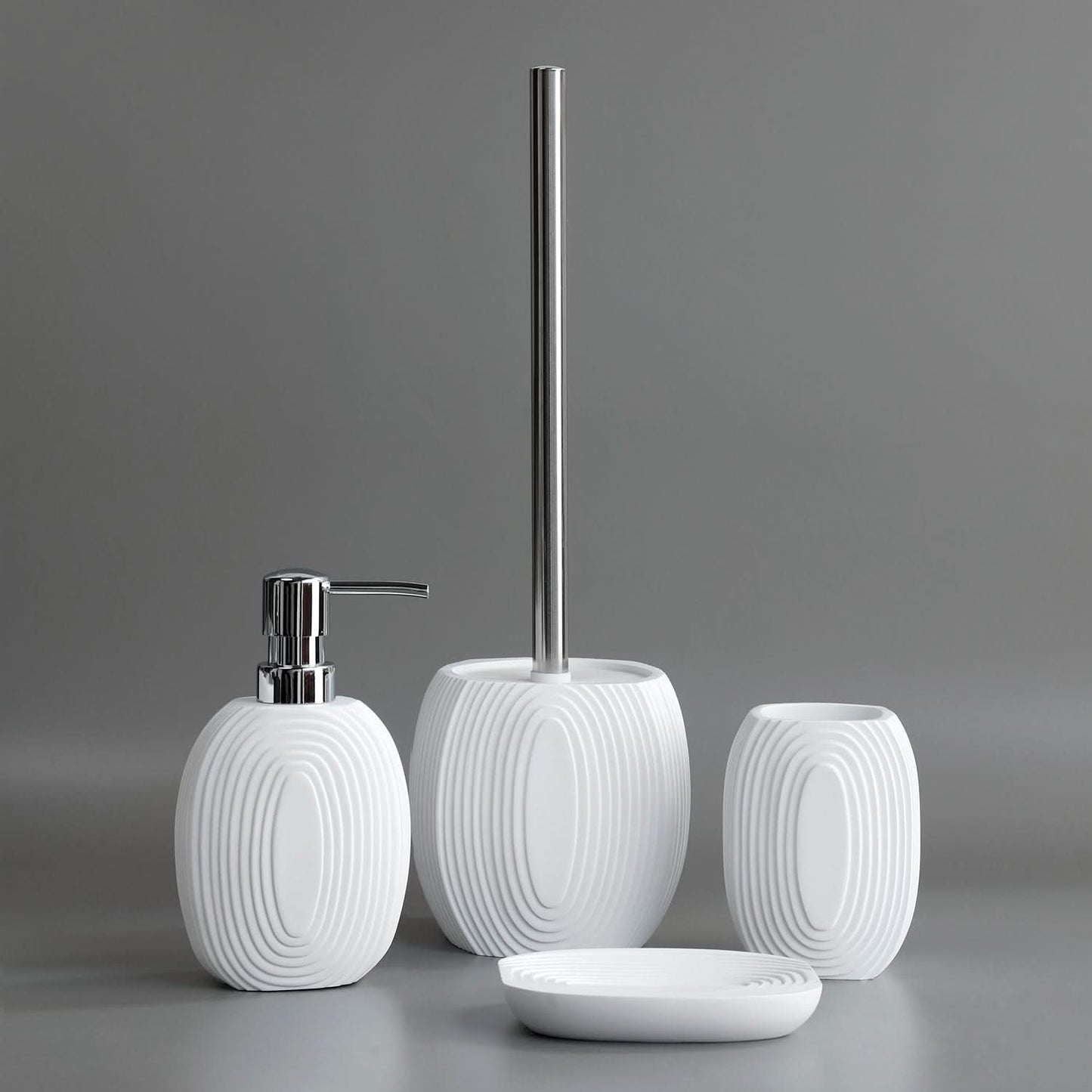 Skorter | BathLux - 4-piece bathroom accessories set
