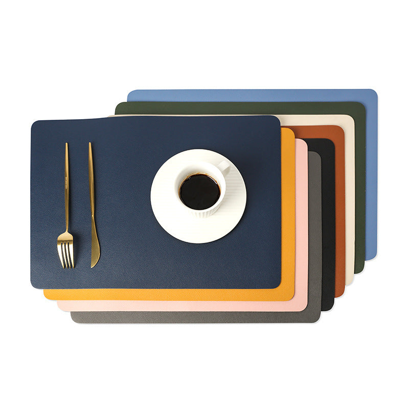 Skorter | Dubbellagers skrivbordsmatta i läder 