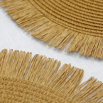 Skorter | ThermoLuxe | Runda flätade bordsunderlägg