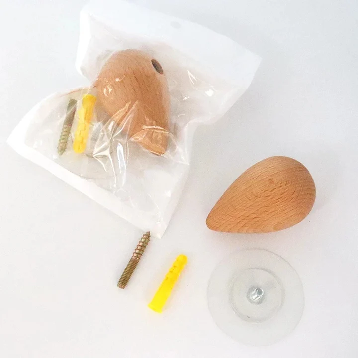 Skorter | Beech Wood Water Drop Wall Coat Holder