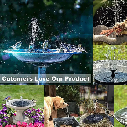 Skorter | Solar Fountain with 60 LED Lights