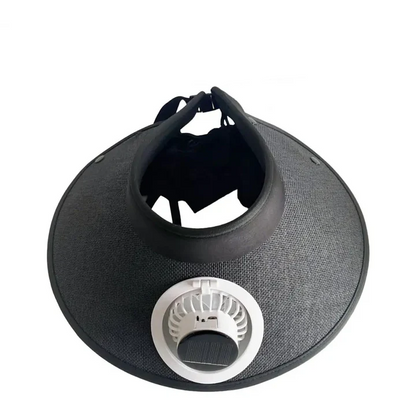Skorter | Wide Brim Sun Hat with Solar Powered Fan
