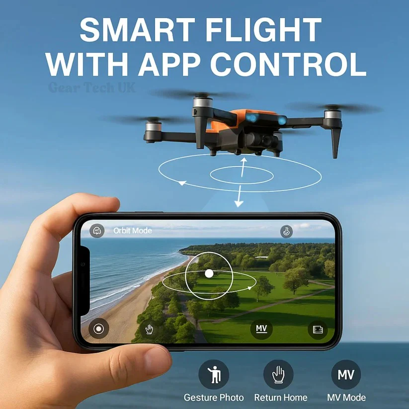 Skorter | 8K HD Pro Drone with Dual Camera, GPS, Brushless Motors