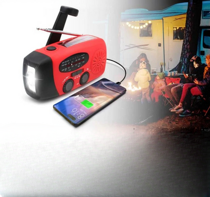 Skorter | All in One Emergency Radio with Solar Power and Power Bank
