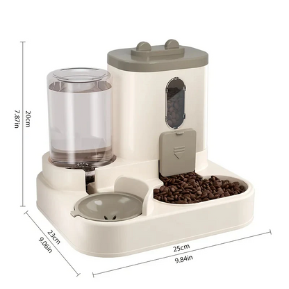 Skorter | 2 in 1 Dog and Cat Feeder with Water Dispenser