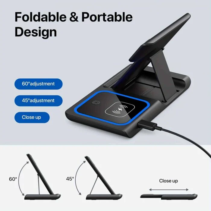 Skorter | 3 in 1 Wireless Induction Charger for IPhone