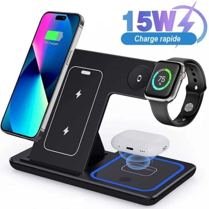 Skorter | 3 in 1 Wireless Induction Charger for IPhone