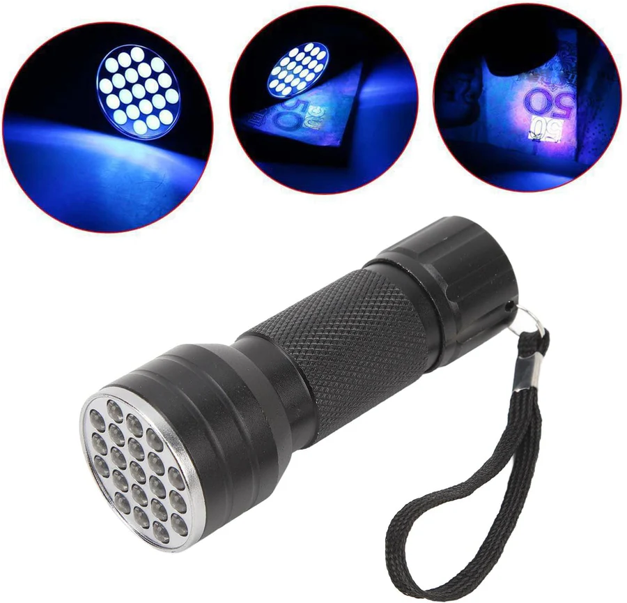 Skorter | Compact UV Blacklight Flashlight for Inspection and Cleaning Checks
