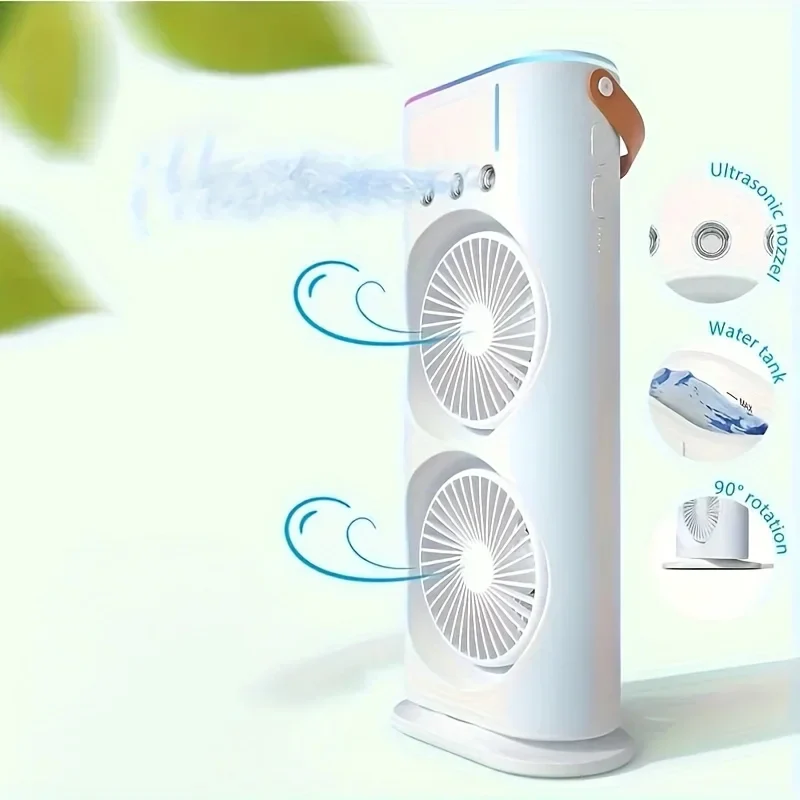 Skorter | Double Head Portable Air Conditioner Fan