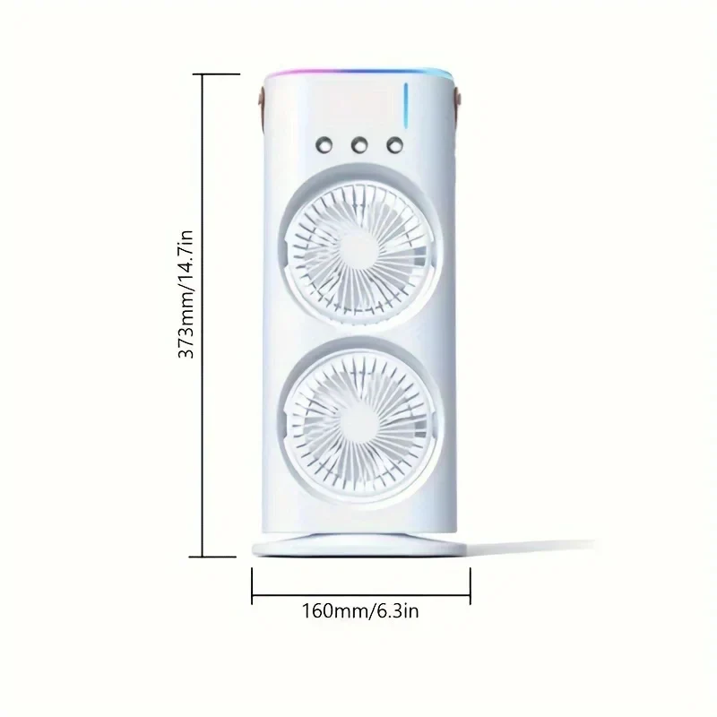 Skorter | Double Head Portable Air Conditioner Fan