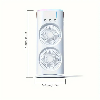 Skorter | Double Head Portable Air Conditioner Fan