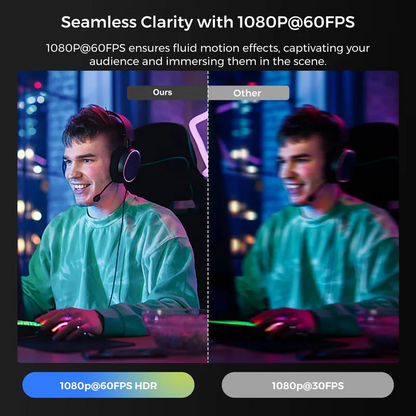Skorter | 4K, 60fps Webcam for Streaming and Video Calls