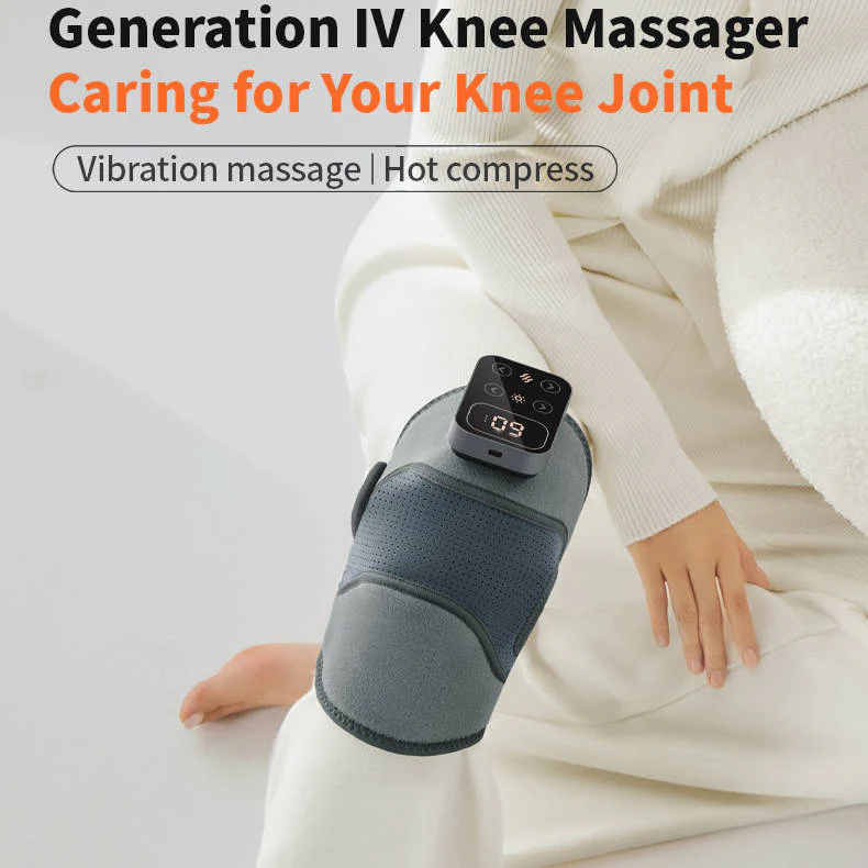 Skorter | Cordless Knee Massager with Heat Vibration for Pain Relief