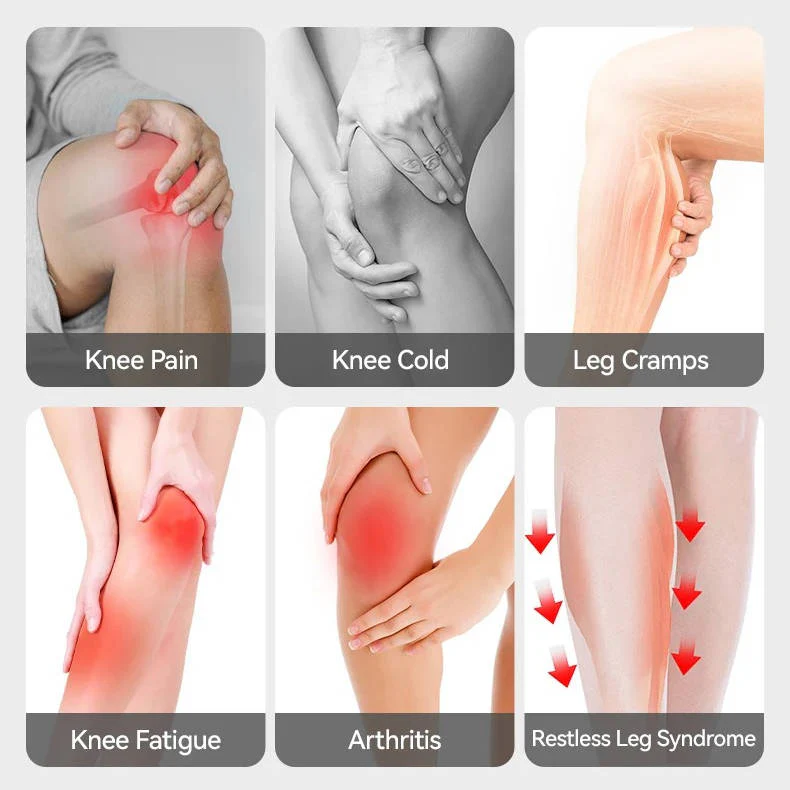 Skorter | Cordless Knee Massager with Heat Vibration for Pain Relief