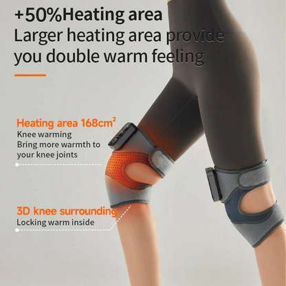 Skorter | Cordless Knee Massager with Heat Vibration for Pain Relief