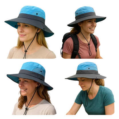 Skorter | Foldable Sun Hat, UV Protection Fisherman Style with Adjustable Strap