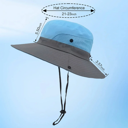 Skorter | Foldable Sun Hat, UV Protection Fisherman Style with Adjustable Strap