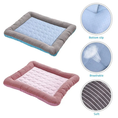 Skorter | Cooling Dog Bed with Ice Silk Material