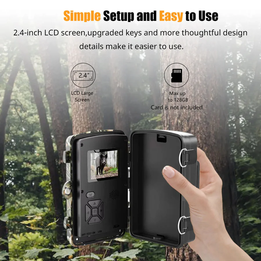 Skorter | 1080P Night Vision Trail Camera with Motion Detection