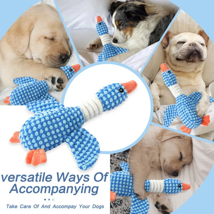 Skorter | Duck Plush Chew Toy for Dogs with Squeaker