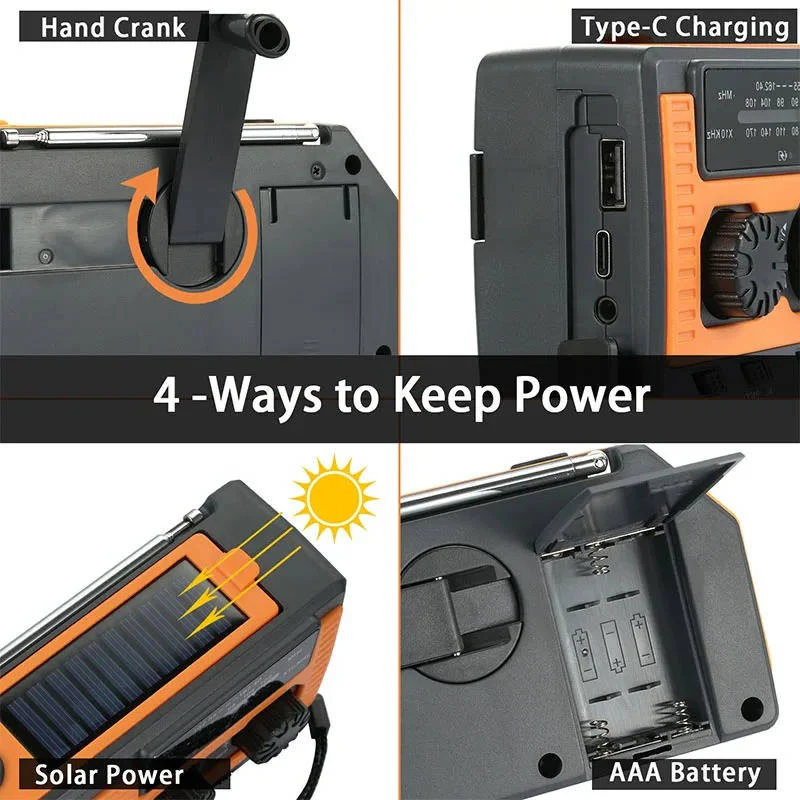 Skorter | Solar Hand Crank Emergency Radio