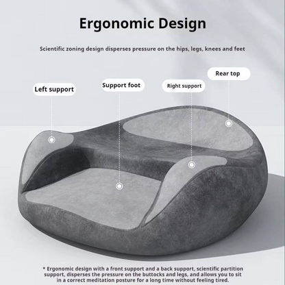 Skorter | Ergonomic Meditation Cushion, Memory Foam Support