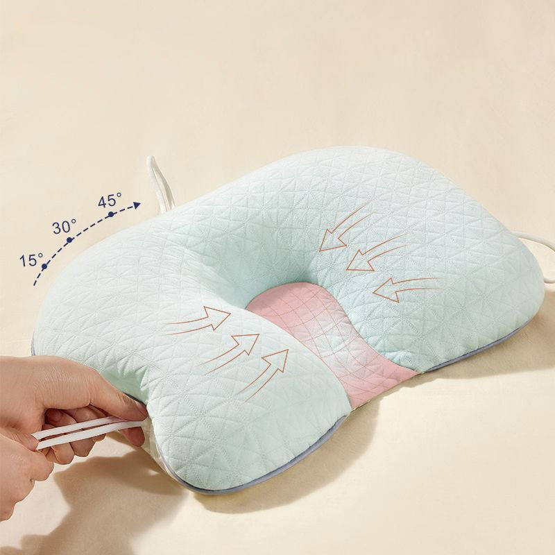 Skorter | Baby Pillow with Memory Foam and Cotton Cover, Portable Infant Support Cushion