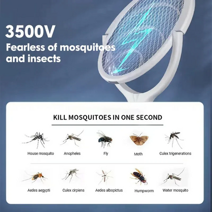 Skorter | 5 in 1 Bug Zapper Racket with Fast Charging