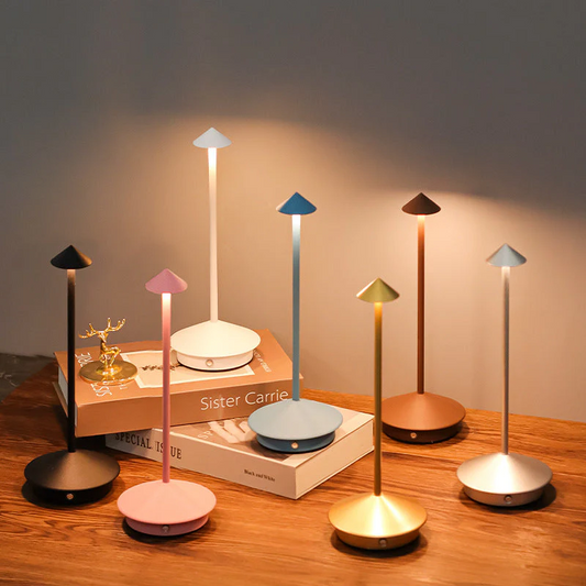 Skorter | LumiGlow Wireless LED Table Lamp Sleek & Modern Design
