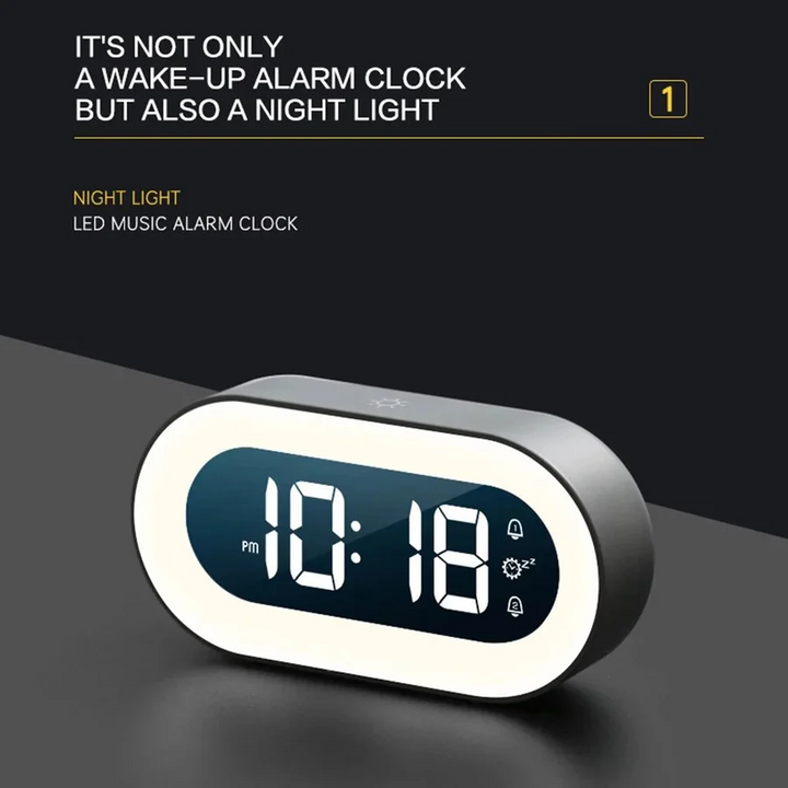 Skorter | Sunrise Gentle Light Alarm Clock, USB Powered