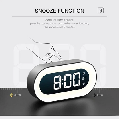 Skorter | Sunrise Gentle Light Alarm Clock, USB Powered