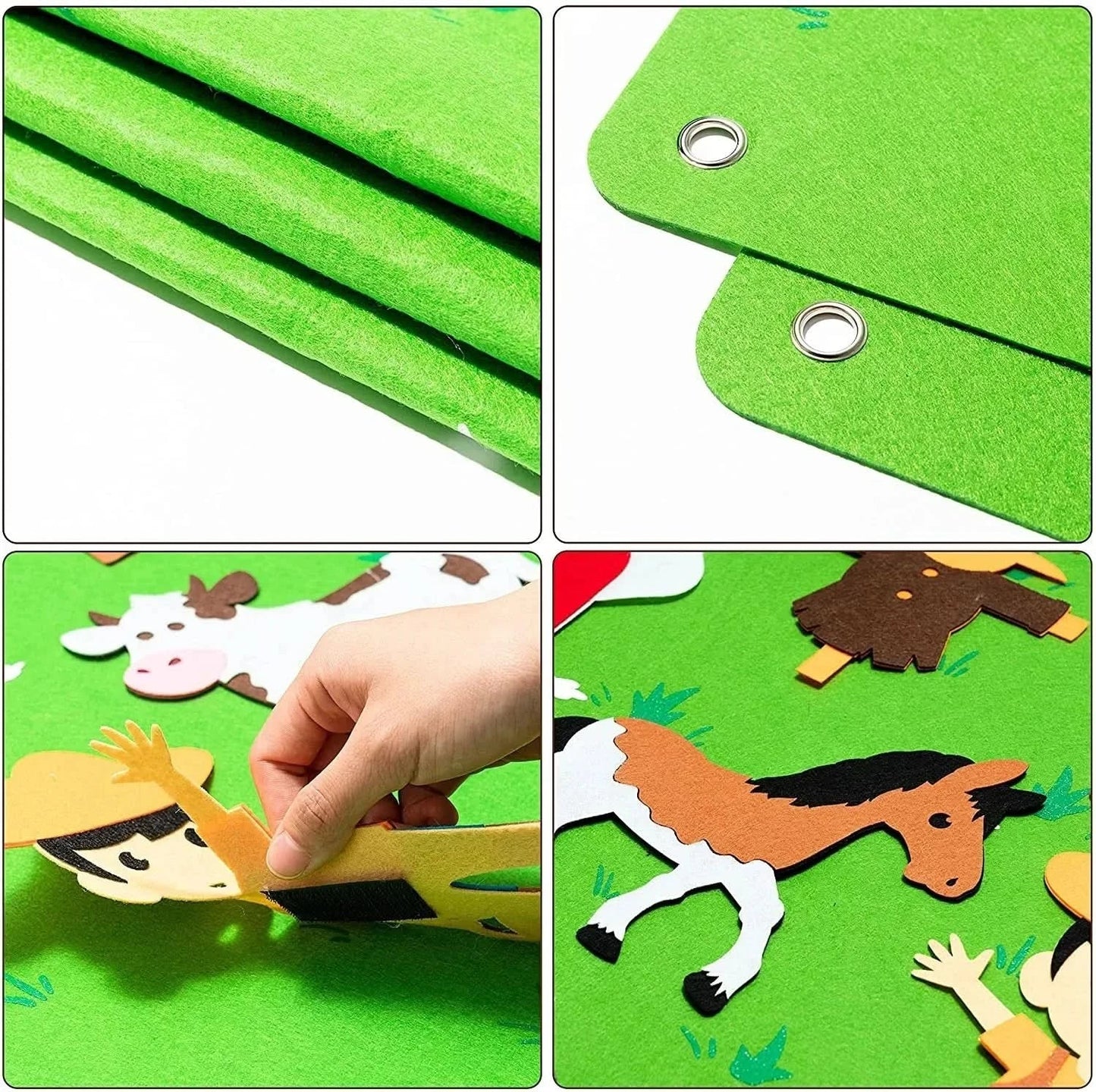 Skorter | ANIMAL FELT BOARD – Felt board for creative & screen-free learning from 3 years old
