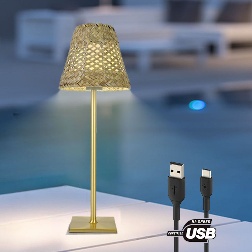 Skorter | LumiTerras – Wireless LED Table Lamp, Dimmable Outdoor Lighting for the Terrace and Garden
