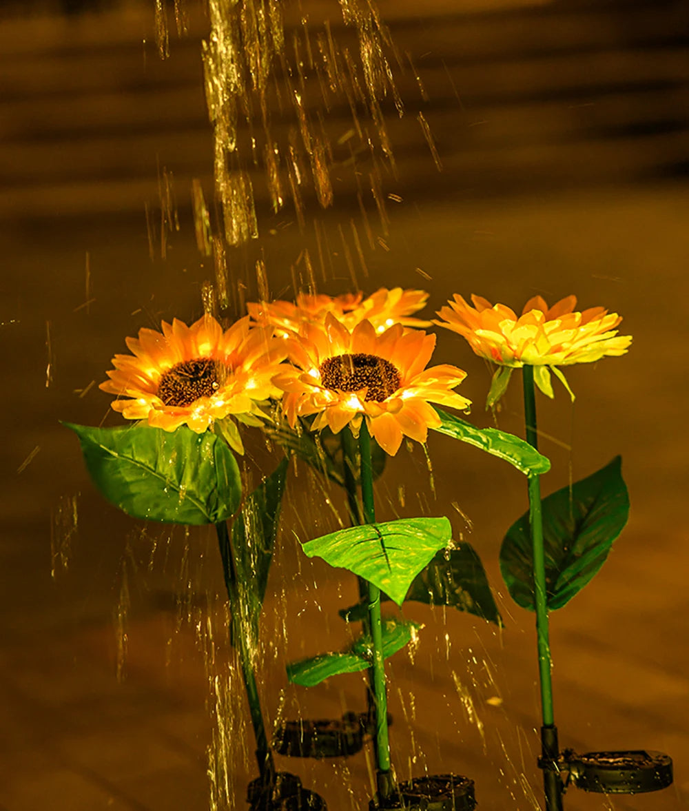 Skorter | SolarBloom Waterproof Solar-Powered Sunflower Lamp