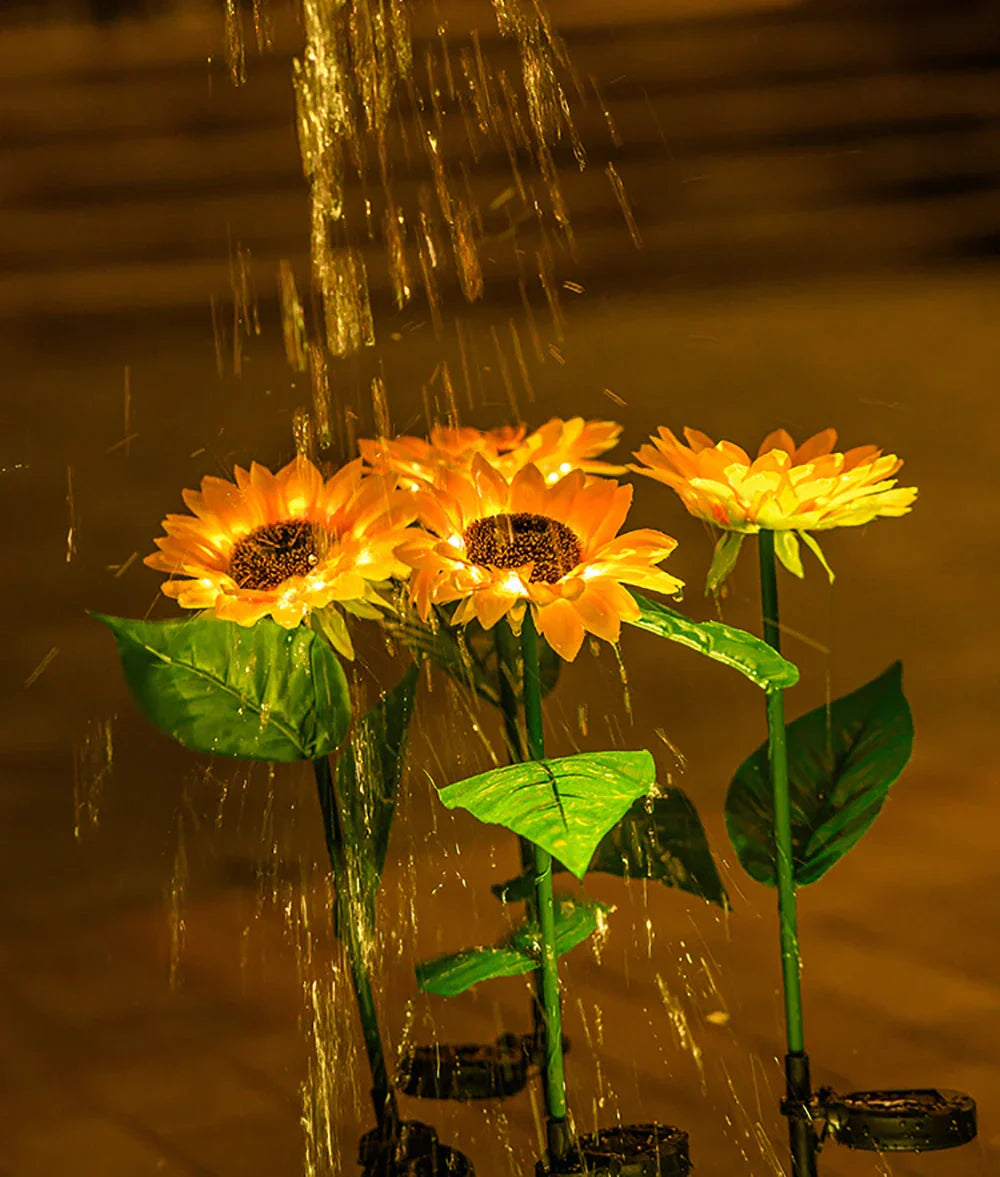 Skorter | Waterproof Solar Sunflower Lamp for Garden & Terrace