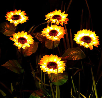 Skorter | Waterproof Solar Sunflower Lamp for Garden & Terrace