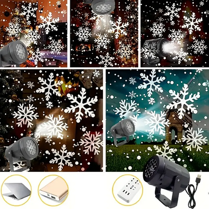 Skorter | Magic Snowflakes Christmas Projector – LED light show for indoor and outdoor