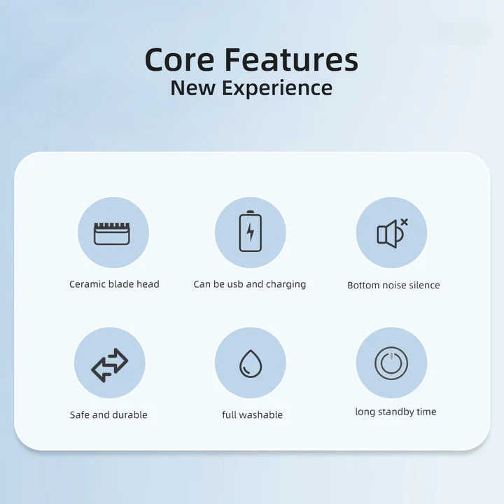 Skorter | Men's body hair trimmer and women's razor with bikini attachment