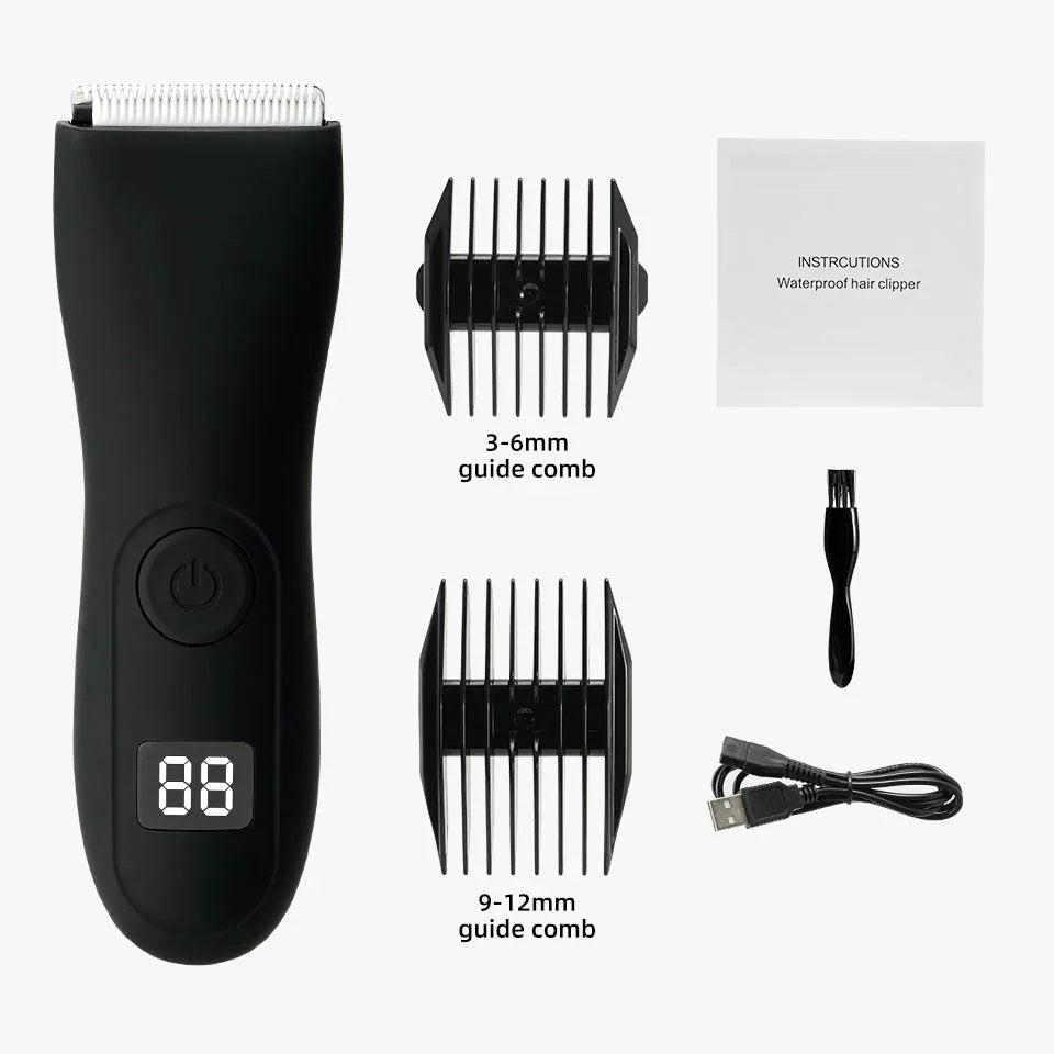 Skorter | Men's body hair trimmer and women's razor with bikini attachment