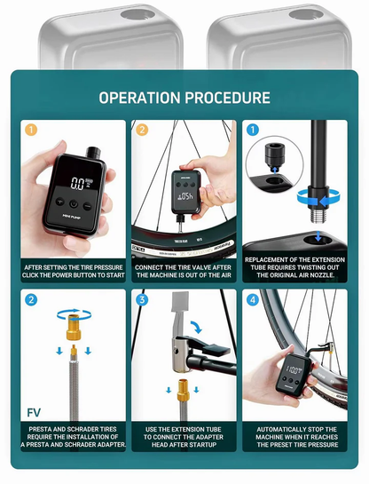 Skorter | Compact Rechargeable Mini Air Pump