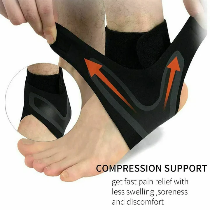 Skorter | Ankle X Wrap Brace Support Compression Sleeve