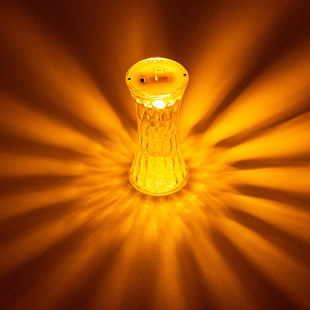 Skorter | CrystalLuxe - Crystal Table Lamp with Diamond Cutting and LED Lighting