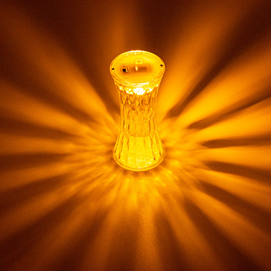 Skorter | CrystalLuxe - Crystal Table Lamp with Diamond Cutting and LED Lighting