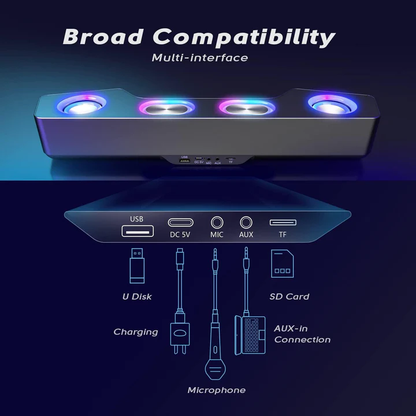Skorter | Bluetooth Desktop Speaker with RGB Effects