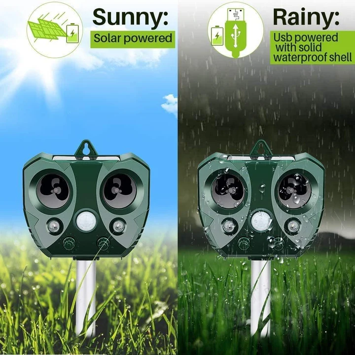 Skorter | Solar Ultrasonic Animal Repeller For Gardens