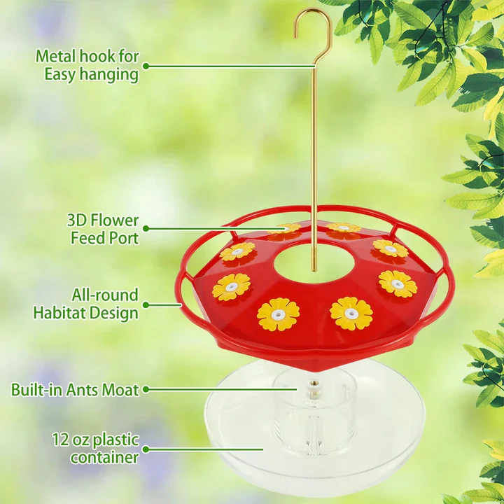 Skorter | Flower-Shaped Hummingbird Feeder