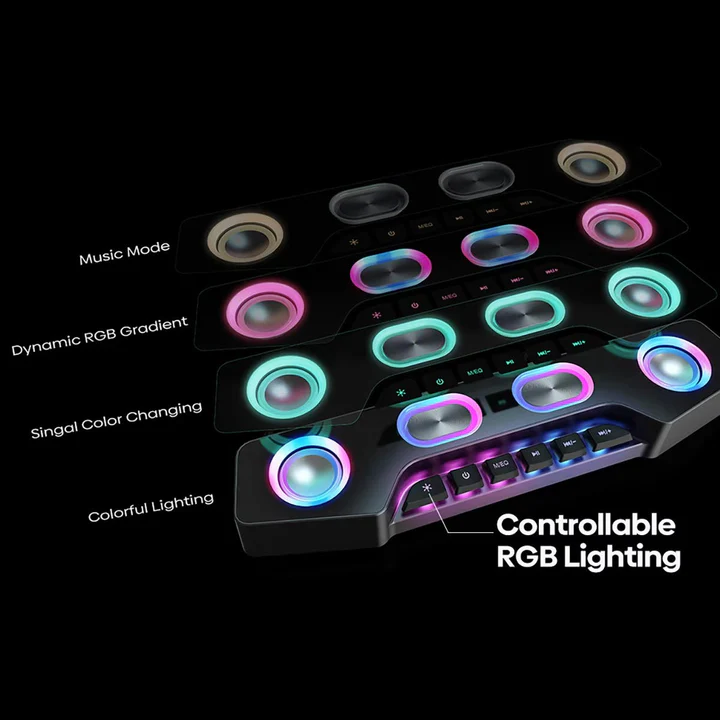 Skorter | Bluetooth Desktop Speaker with RGB Effects