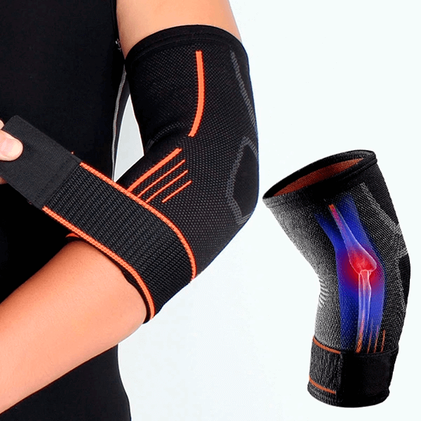 Skorter | Adjustable Elbow Support – Compression Brace with Velcro Closure